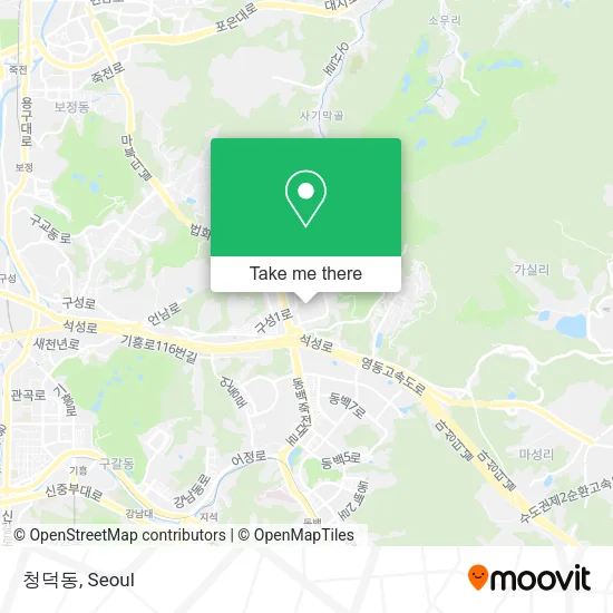 청덕동 map