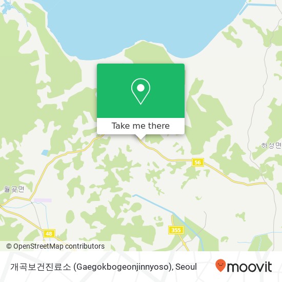 개곡보건진료소 (Gaegokbogeonjinnyoso) map