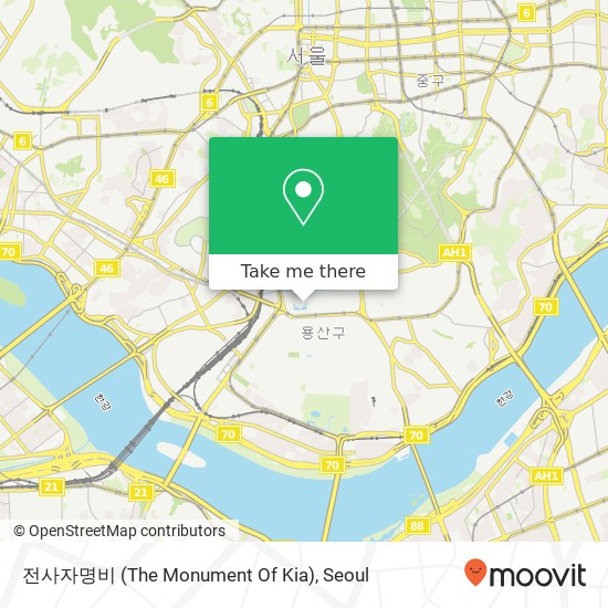 전사자명비 (The Monument Of Kia) map