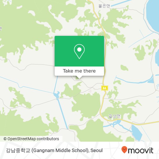 강남중학교 (Gangnam Middle School) map