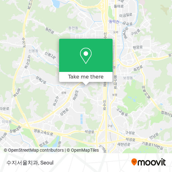 수지서울치과 map