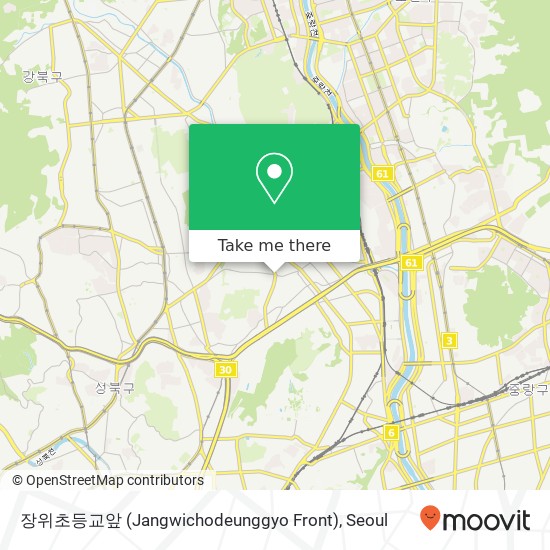 장위초등교앞 (Jangwichodeunggyo Front) map