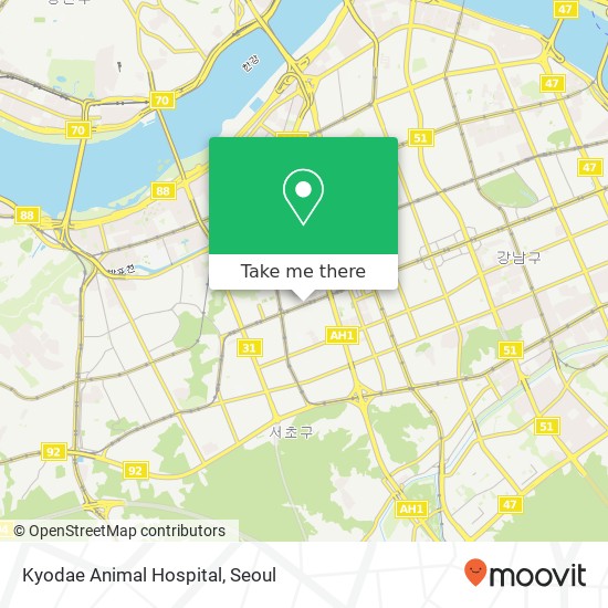 Kyodae Animal Hospital map