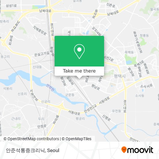 안준석통증크리닉 map