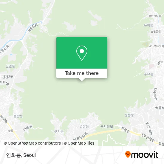 연화봉 map