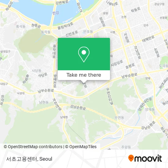 서초고용센터 map