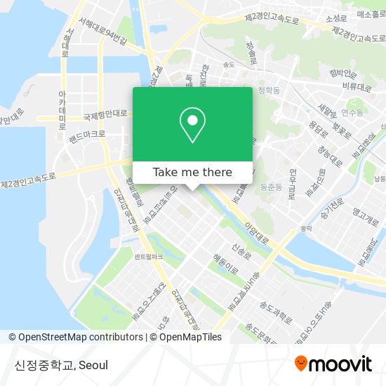 신정중학교 map