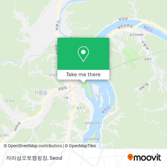 자라섬오토캠핑장 map