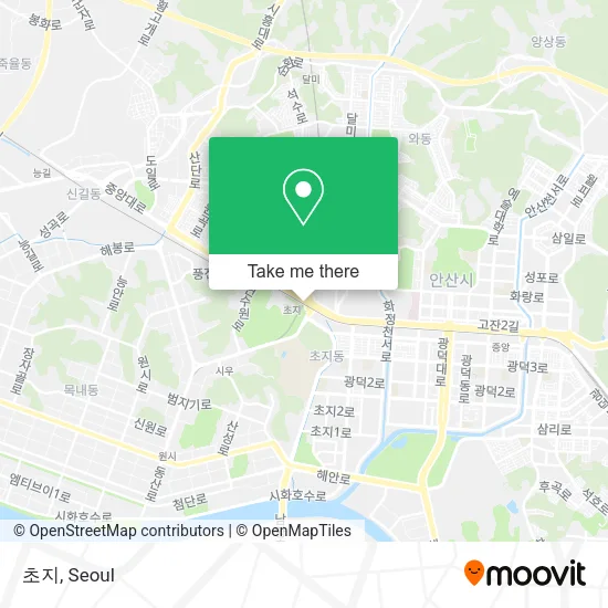 초지 map