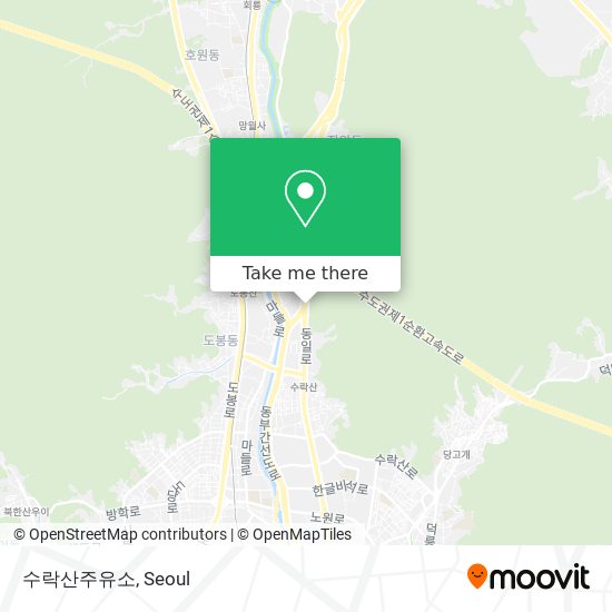 수락산주유소 map