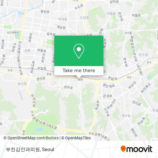 부천김안과의원 map