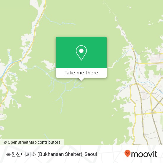 북한산대피소 (Bukhansan Shelter) map
