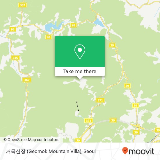 거목산장 (Geomok Mountain Villa) map