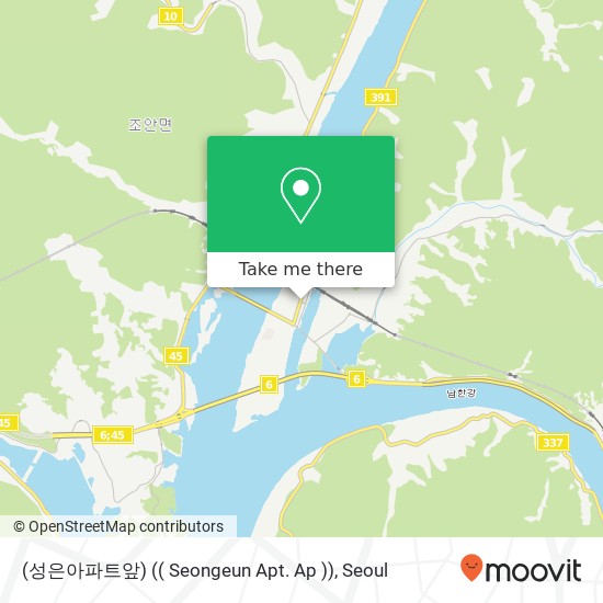 (성은아파트앞) (( Seongeun Apt. Ap )) map