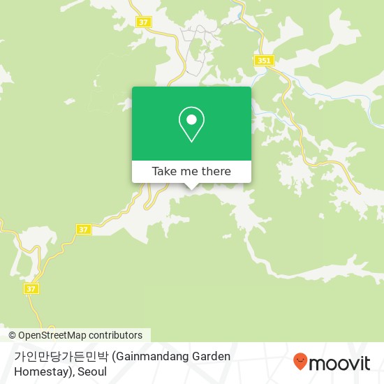 가인만당가든민박 (Gainmandang Garden Homestay) map