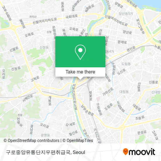 구로중앙유통단지우편취급국 map