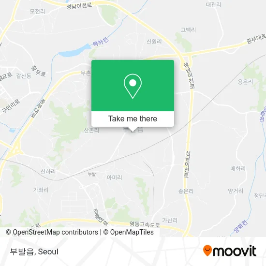 부발읍 map