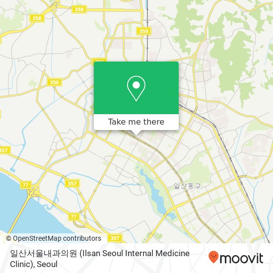 일산서울내과의원 (Ilsan Seoul Internal Medicine Clinic) map