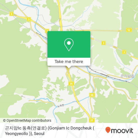 곤지암Ic 동측(연결로) (Gonjiam Ic Dongcheuk ( Yeongyeollo )) map