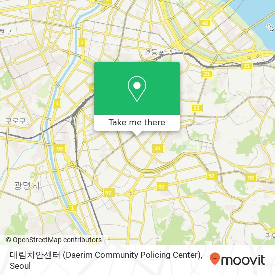 대림치안센터 (Daerim Community Policing Center) map