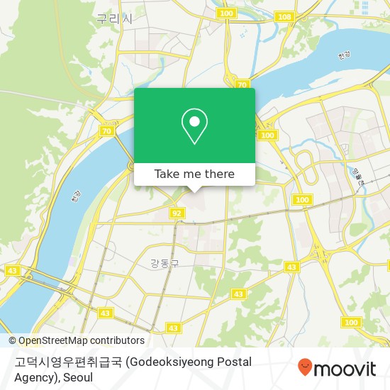 고덕시영우편취급국 (Godeoksiyeong Postal Agency) map