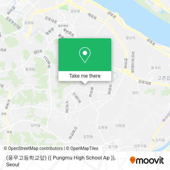 (풍무고등학교앞) (( Pungmu High School Ap )) map