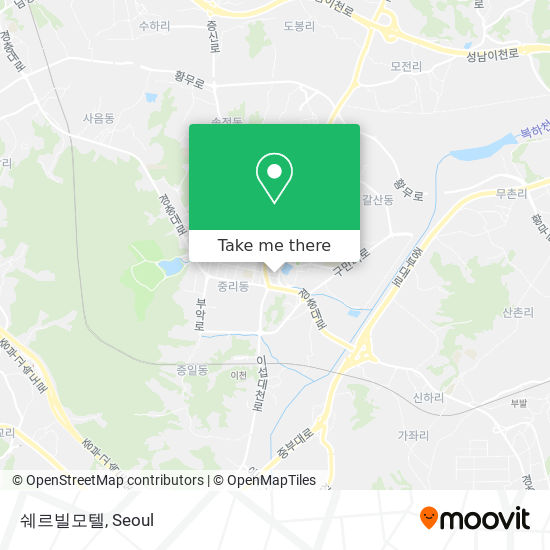 쉐르빌모텔 map