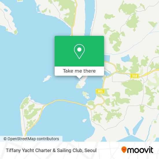 Tiffany Yacht Charter & Sailing Club map