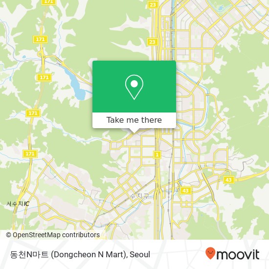 동천N마트 (Dongcheon N Mart) map