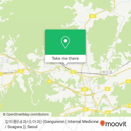 강의원(내과 / 소아과) (Ganguiwon ( Internal Medicine / Soagwa )) map