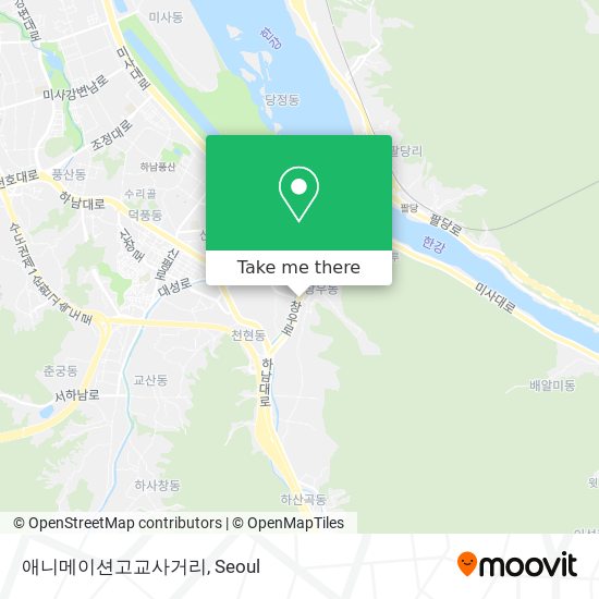 애니메이션고교사거리 map