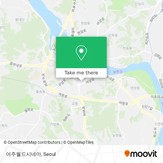 여주월드시네마 map