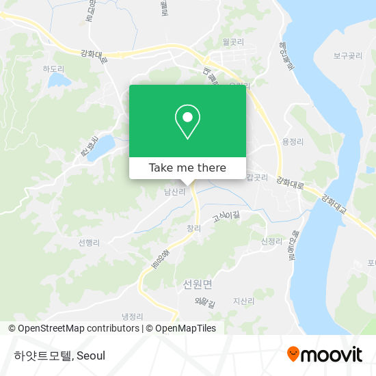 하얏트모텔 map