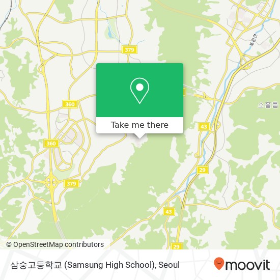 삼숭고등학교 (Samsung High School) map