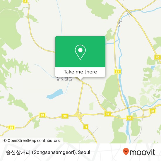 송산삼거리 (Songsansamgeori) map