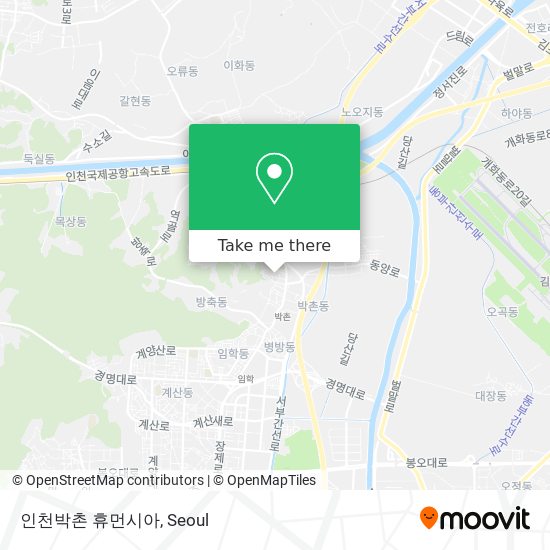 인천박촌 휴먼시아 map