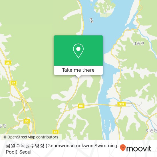 금원수목원수영장 (Geumwonsumokwon Swimming Pool) map