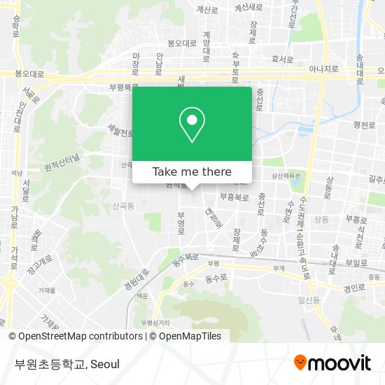 부원초등학교 map