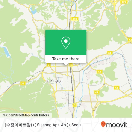 (수정아파트앞) (( Sujeong Apt. Ap )) map