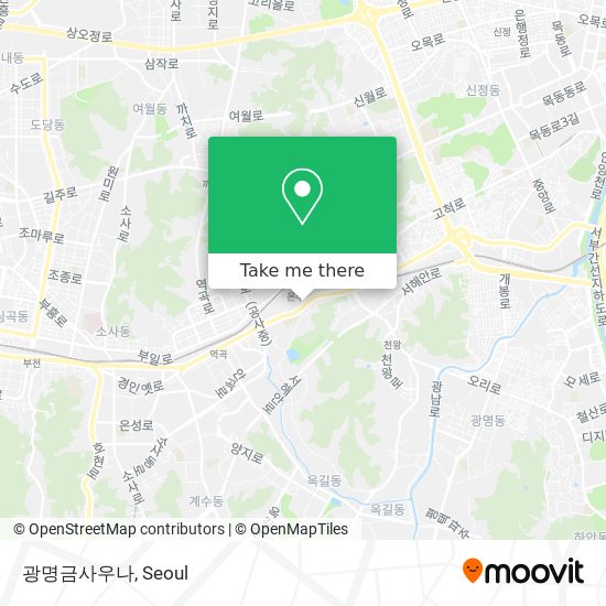 광명금사우나 map