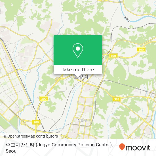 주교치안센타 (Jugyo Community Policing Center) map