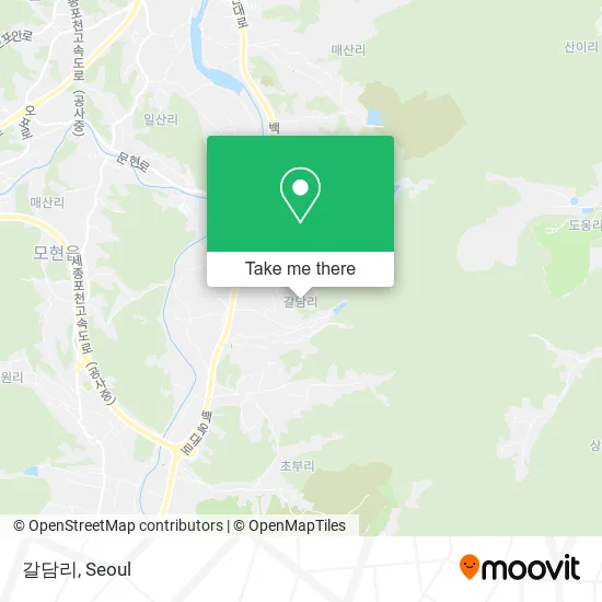 갈담리 map