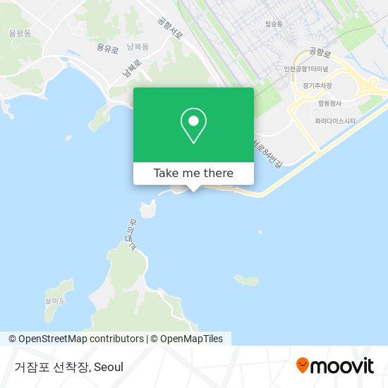 거잠포 선착장 map