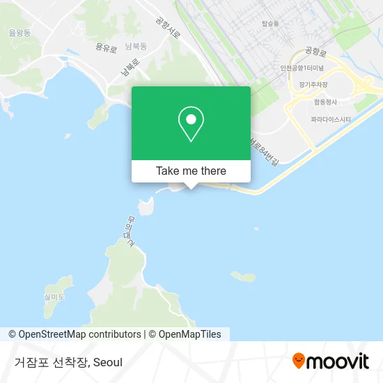 거잠포 선착장 map