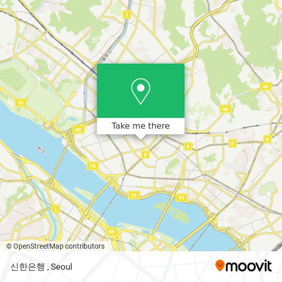 신한은행 map