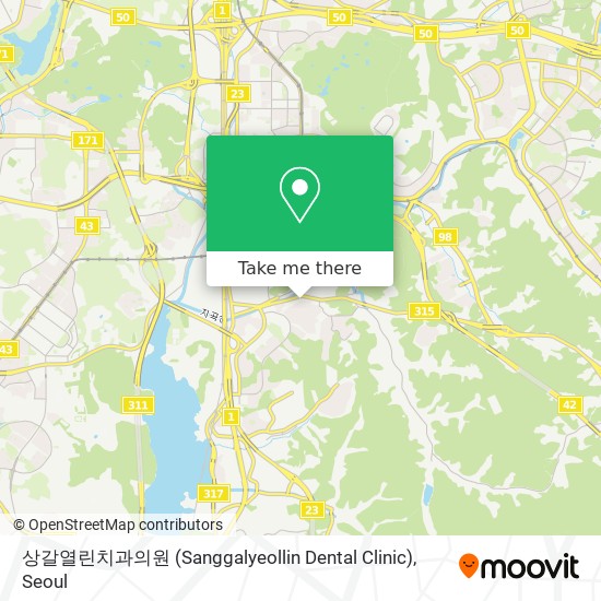 상갈열린치과의원 (Sanggalyeollin Dental Clinic) map