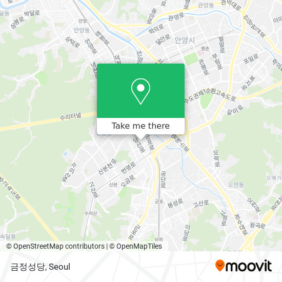 금정성당 map