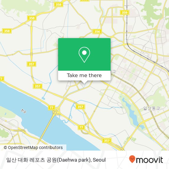 일산 대화 레포츠 공원(Daehwa park) map