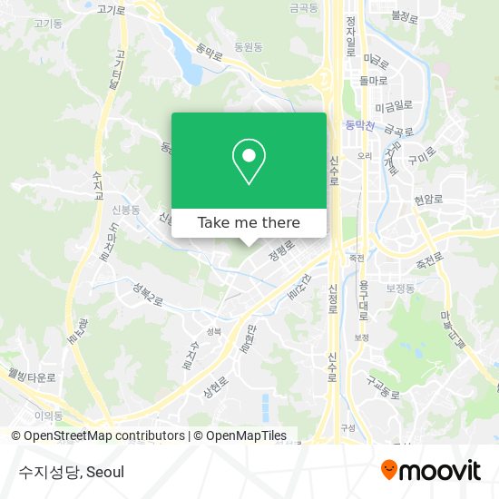 수지성당 map