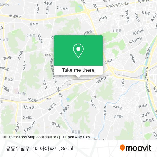궁동우남푸르미아아파트 map